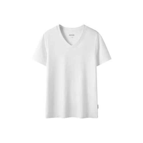 OUTDOOR PRODUCTS Стандартная футболка женская классическая белого цвета