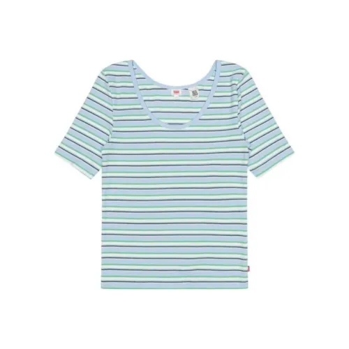 Levi's Стандартная T-рубашка Женская Синяя