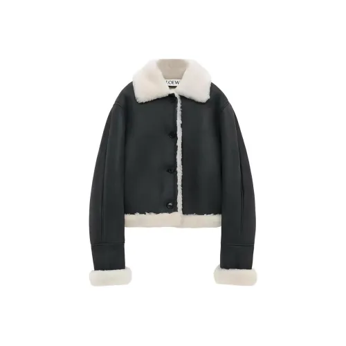 LOEWE FW24 Куртки и Пальто Женские Черный