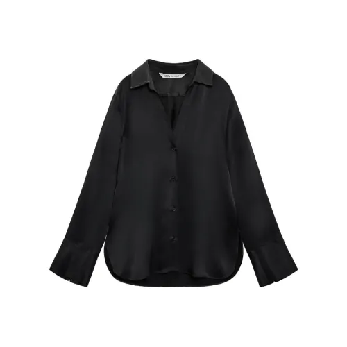 ZARA Черные Женские Рубашки