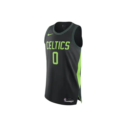 nike Dri Fit ADV Баскетбольная Джерси Мужская Черная Энергетический Зеленый Профессиональный Зеленый