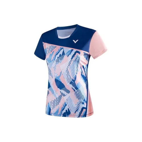 Victor Hello Kitty T-Shirt Женская Ruihong Синий