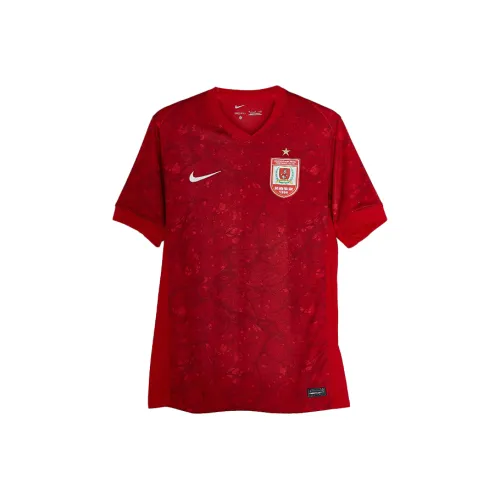 Nike Dri Fit Футбол Джерси Мужской Красный