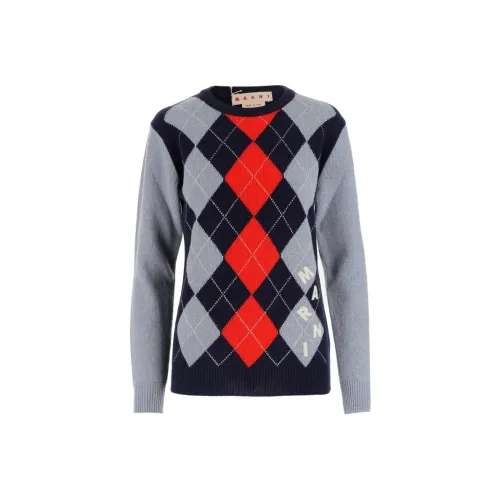 MARNI FW22 Свитер Женский Серый