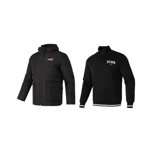 PUMA Комплект Свитшот Мужской Двухкомпонентный Комплект Черный