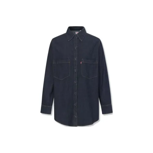 Levis Темно-синие Женские Рубашки