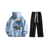 Set (Glacier Blue Sweatshirt + Black Jeans) Regular Edition  
Комплект (Ледниково-синий свитшот + Черные джинсы) Стандартное издание