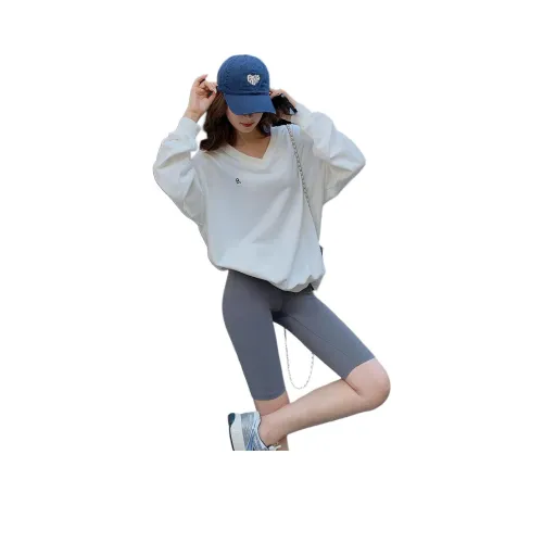 NANING9 Свитшот Женский Белый