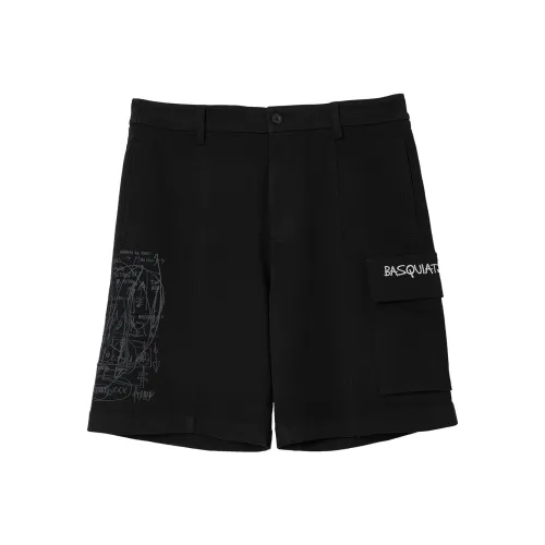 JACK JONES· x Jean Michel Basquiat JACK JONES Jack Jones x Basquiat Повседневные шорты Мужские E40 Черные