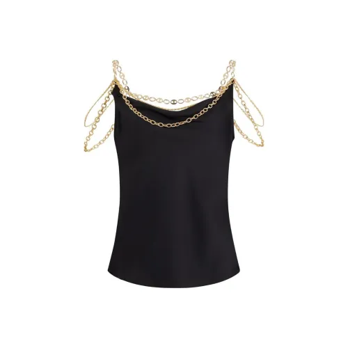 Paco Rabanne SS24 Топ на бретелях Женский Черный