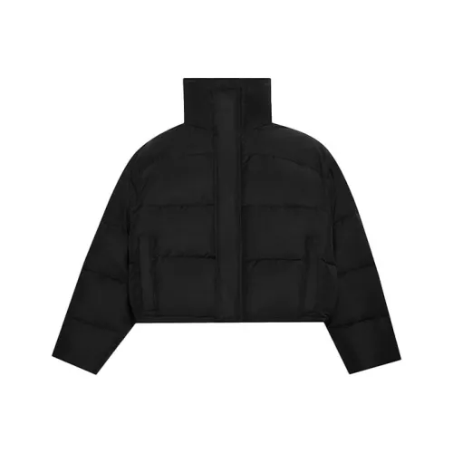 Balenciaga Хлопковый пуховик женский черный