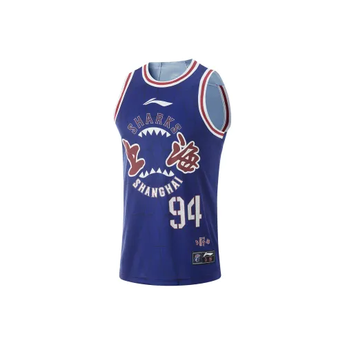 LINING CBA Collection Коллекция Баскетбольные Джерси Wang Zhi Lin Размер 94 Мужской Темно-Королевский Синий