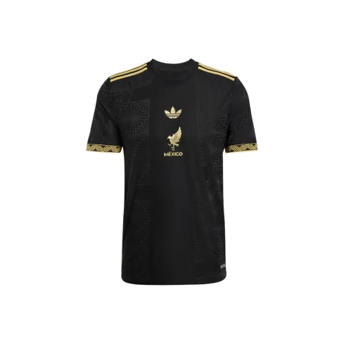 Adidas Originals MEXICO GOLD JERSEY Футбол JERSEY Мужской BLACK
