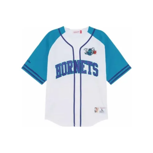 MITCHELL NESS x NBA Charlotte Hornets Баскетбольная Джерси Мужская Белая