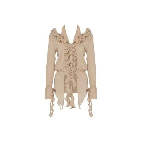 JYOSEI Коричневые Женские Рубашки