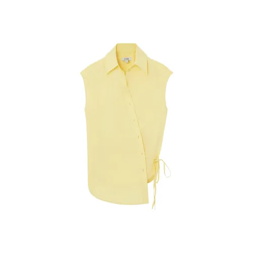 COS Желтые Женские Рубашки