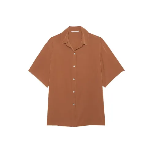 Victoria's Secret Luxe Crepe Короткий рукав ночная рубашка Карамельная рубашка для сна женская карамель