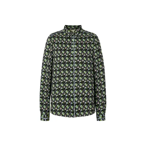 JZ. ANNAKRO Рубашка Женская Цветочная Черная