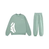 Комплект одежды (Гороховый зеленый топ + Гороховый зеленый штаны)