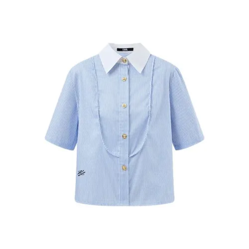 Karl Lagerfeld Рубашка Женская Синяя