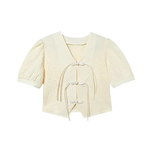 EIDOLON GRAIN Рубашка Женская Абрикос