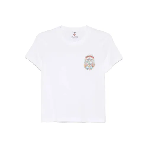 CASABLANCA SS25 T-рубашка Женская Белая