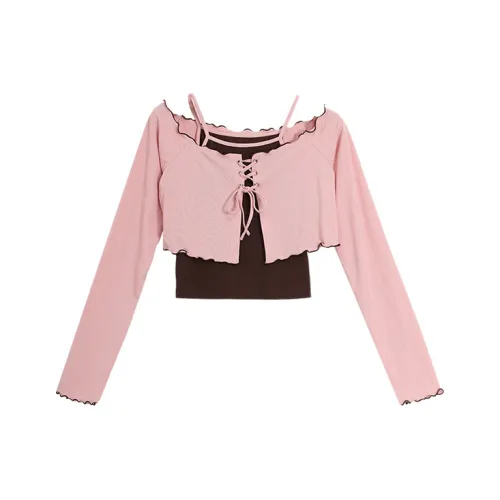 SETIROM Темный кофейный женский трикотаж