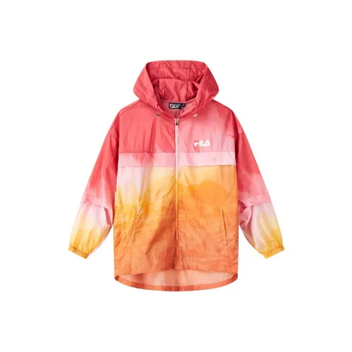 FILA Оранжево-красные Женские Куртки