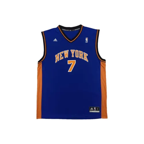 Adidas Баскетбольная Джерси Мужская Синяя