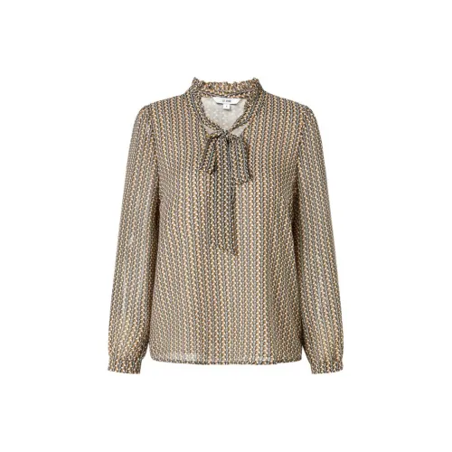 JZ. ANNAKRO Рубашка Женская Серебряная Серый