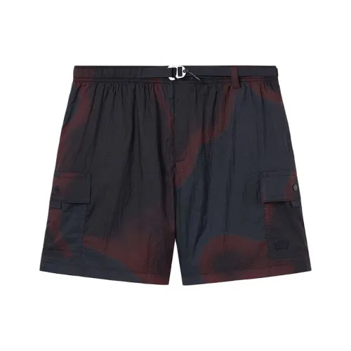 Шорты LACOSTE Collaboration EIX/Red Black Случайный с принтом, мужские, повседневные