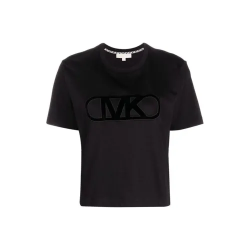 MICHAEL KORS SS23 Реглан-рукав Т-рубашка Женская Черная