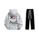 Set (Премиум Серый Стандартное Издание + Черные Повседневные Штаны)