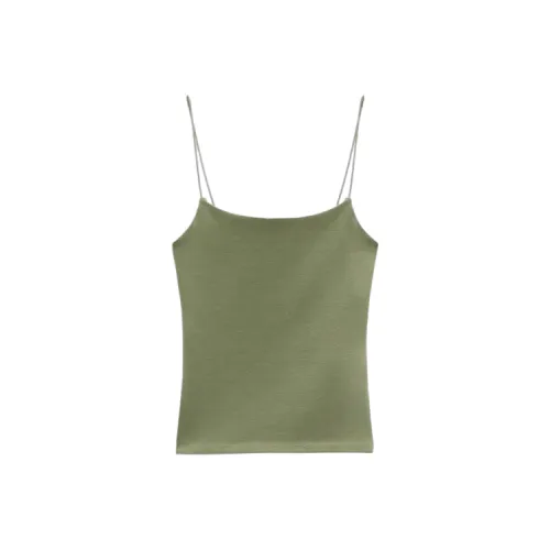 ZARA Хаки Женские Камисоли