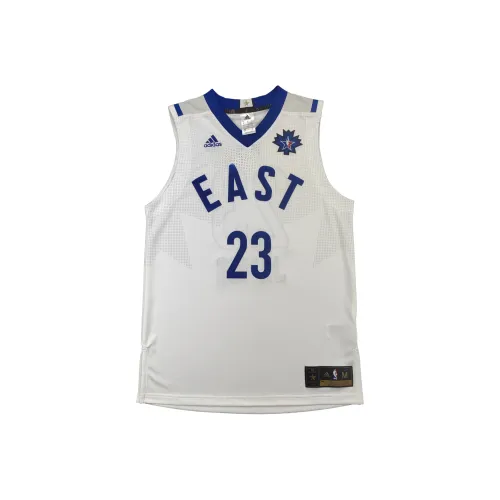 Adidas Баскетбольная Джерси Унисекс Белая