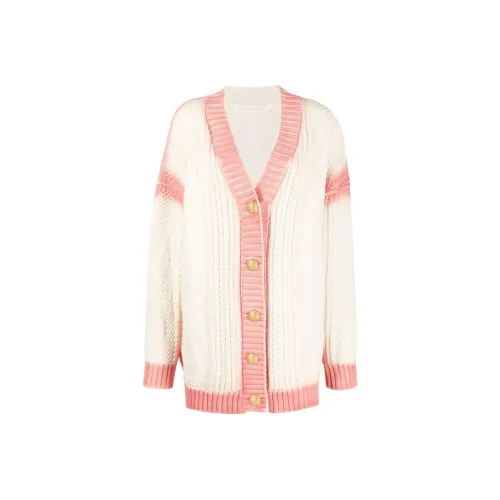 PALM ANGELS Трикотаж Женский Айвори Белый