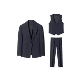 Набор из трех предметов темно-синего цвета