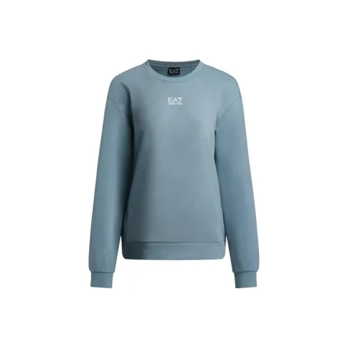 EMPORIO ARMANI EA7 SS24 Свитшот Женский Синий