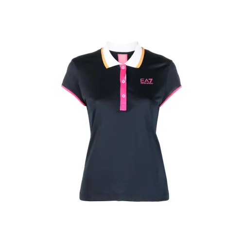 EMPORIO ARMANI EA7 Морской синий Женские Поло