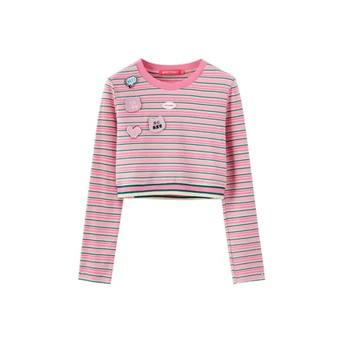 BETTERSAY T-рубашка Женская Фуксия