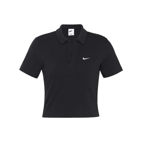 NIKE Sportswear Essentials series Черные Женские Поло