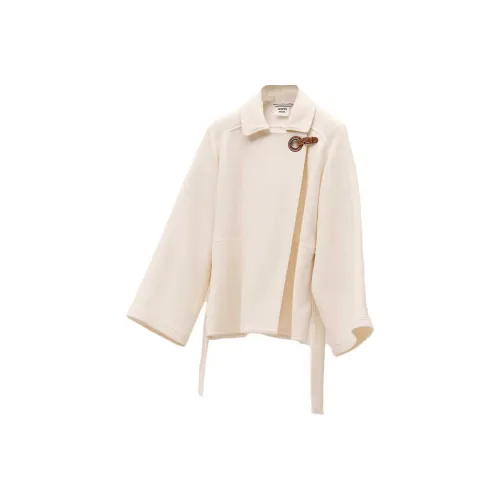 HERMES Куртки Пальто Женские Белые