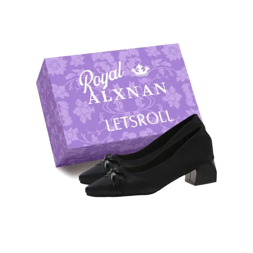 ALXNAN Грубый каблук Высокие каблуки 4,5 см Женские