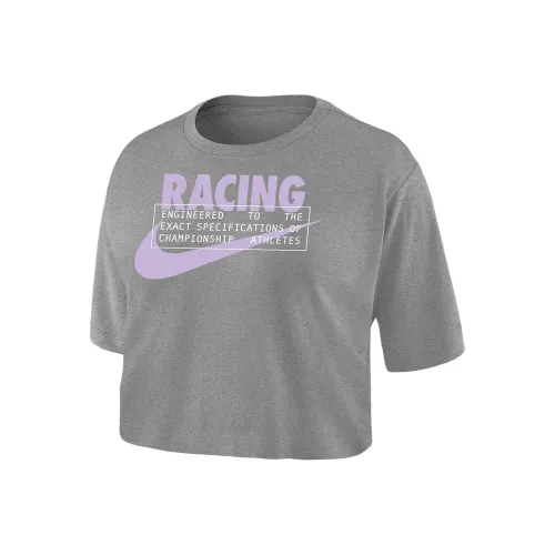 NIKE Светло-серые Женские Футболки