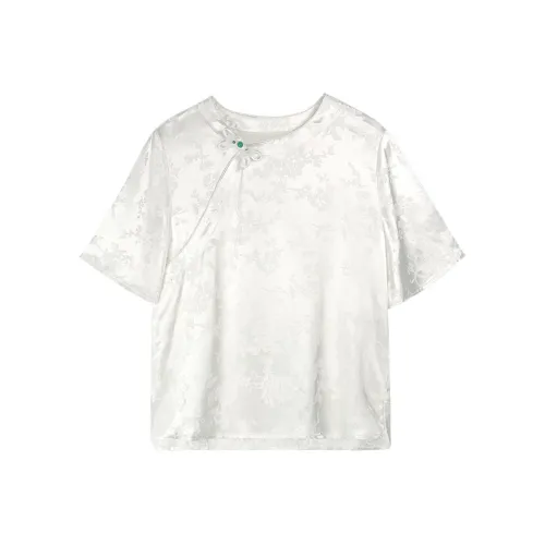 JK JS T-рубашка Женская Гардения Белый