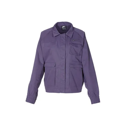 NIKE Фиолетовые Женские Куртки