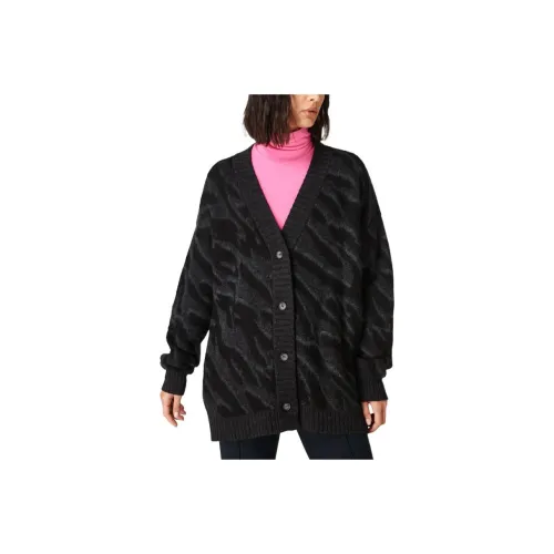 Sweaty Betty Кашемир Свитер Женские Черный Животные Рябь