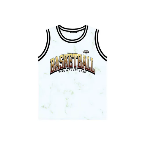 FireMonkey Баскетбольная Джерси Унисекс Белая