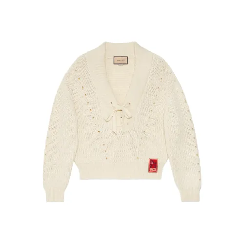 GUCCI Экрю Женская Трикотажная Одежда