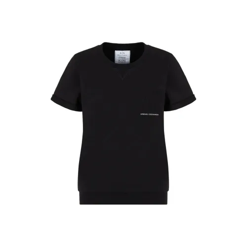 EMPORIO ARMANI SS23 T-Shirt Женская Черная